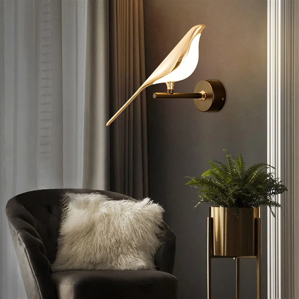 Bird Shaped Decorative Wall Lamp