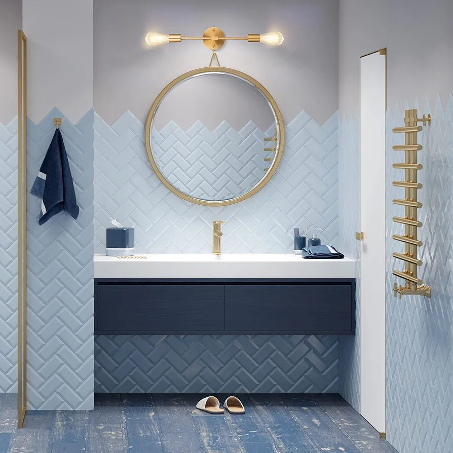 Modern Twin Wall Light