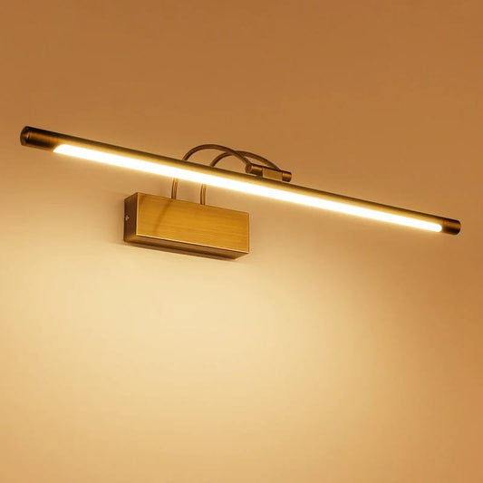 Modern Brass LED Mirror Light