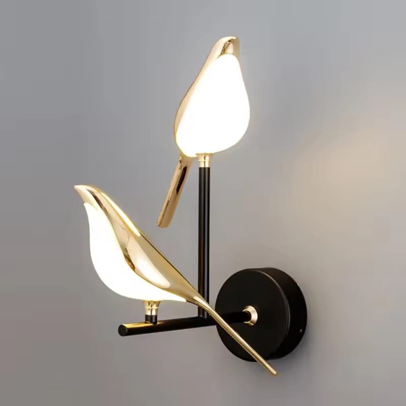 Led Double Sparrow Room Wall Lamp