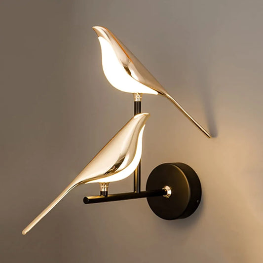 Led Double Sparrow Room Wall Lamp