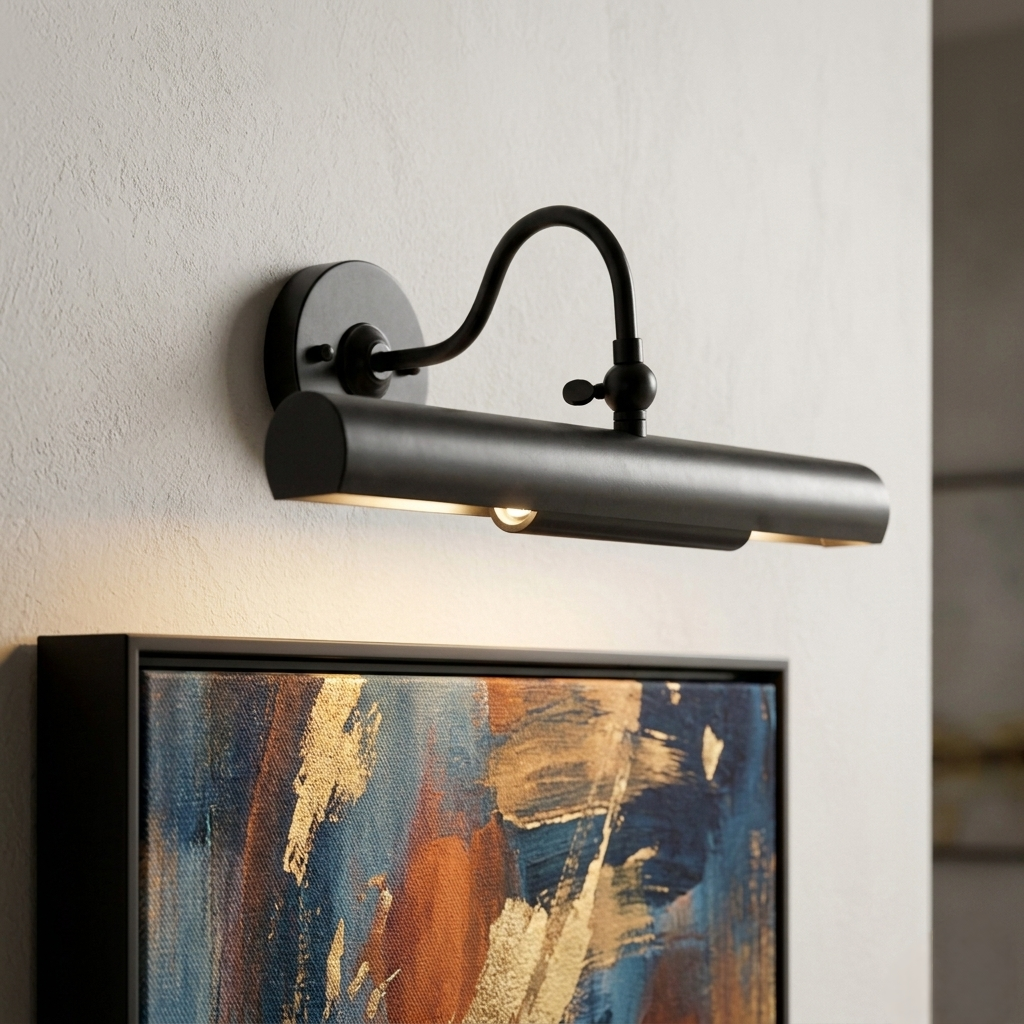 Brass Polished Gooseneck Picture Light