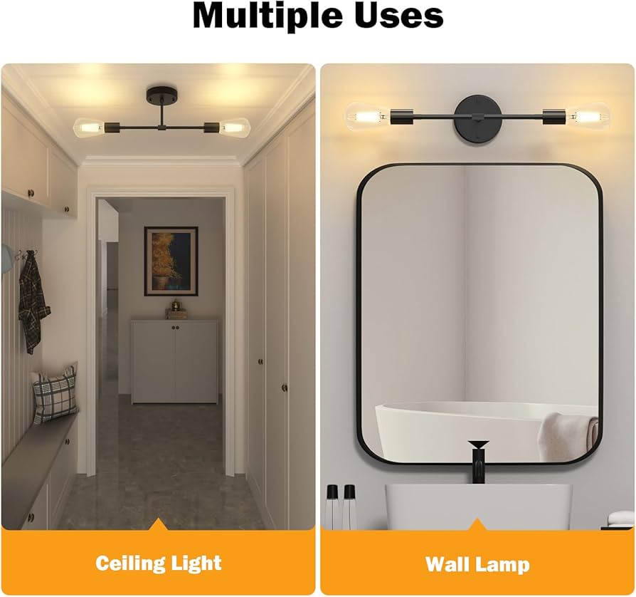 Modern Twin Wall Light