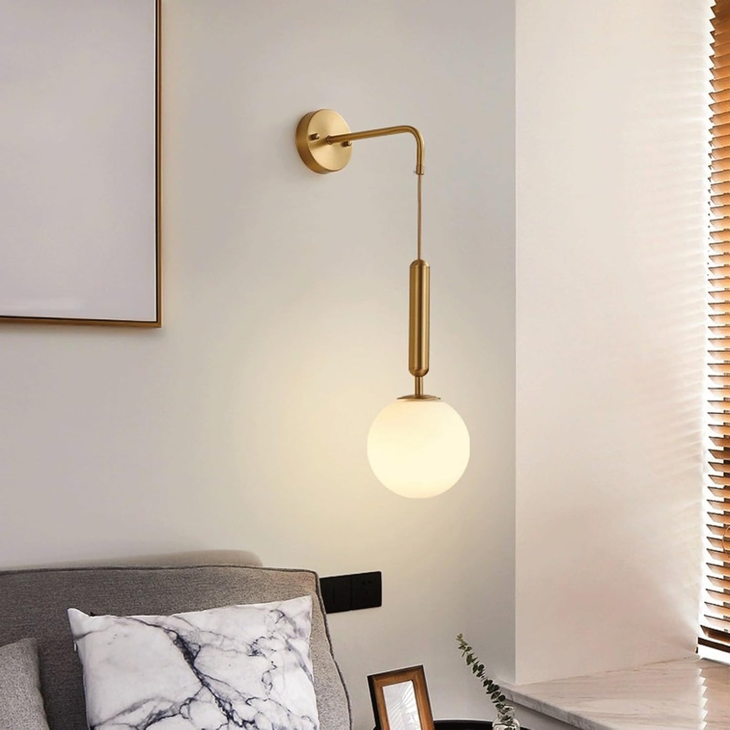 Nordic Minimalist Globe Wall Lamp
