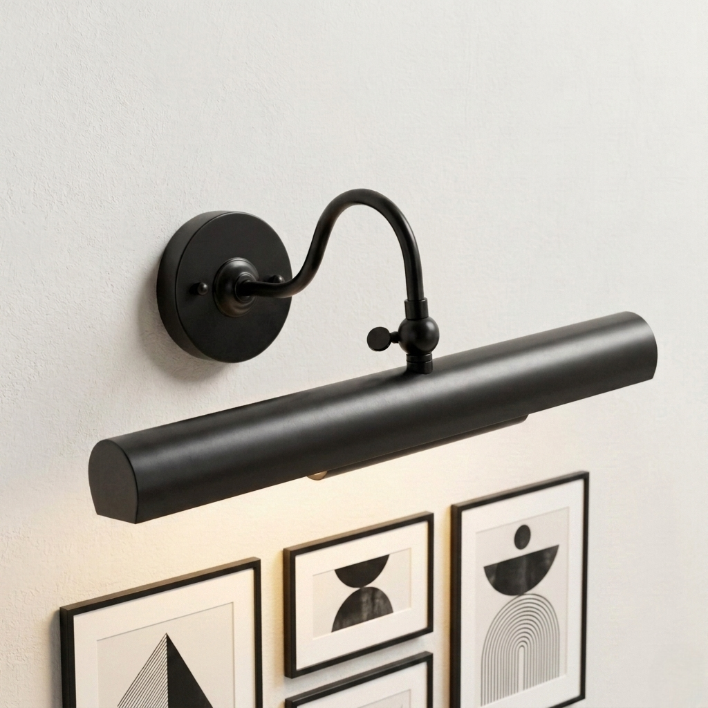 Brass Polished Gooseneck Picture Light