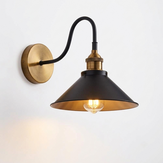 Vintage Gooseneck Wall Lamp