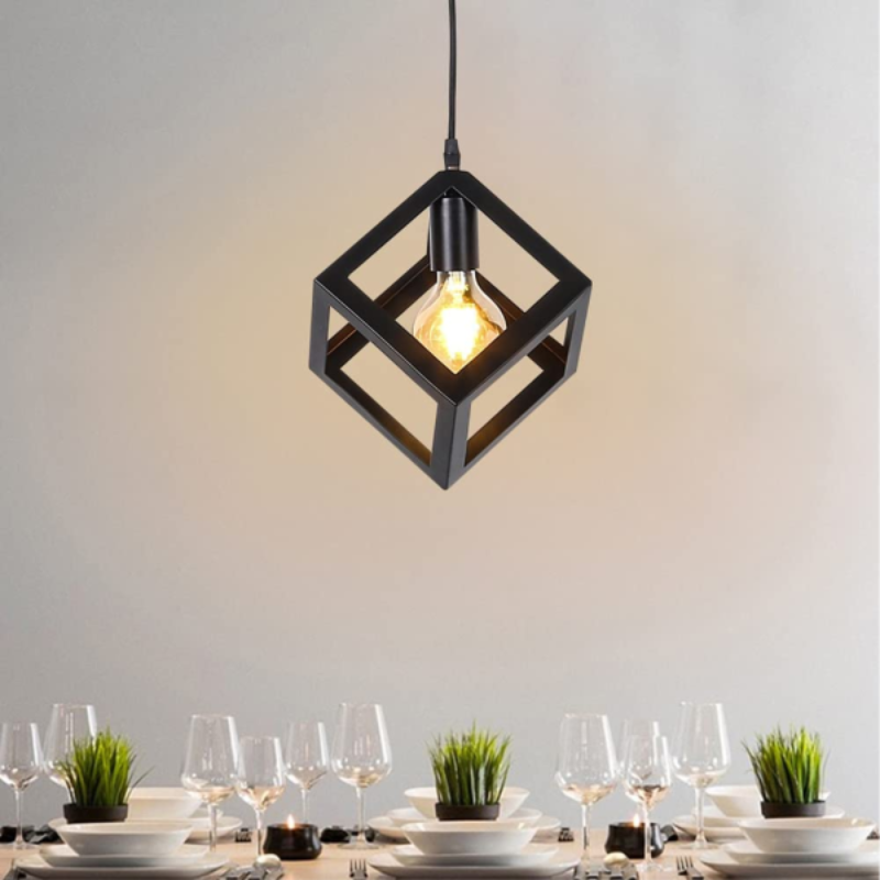 Single Square Hanging Lamp