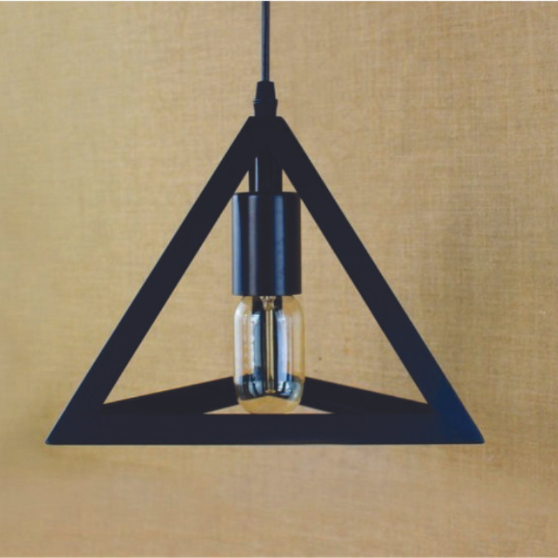 Single Triangle Hanging Lamp