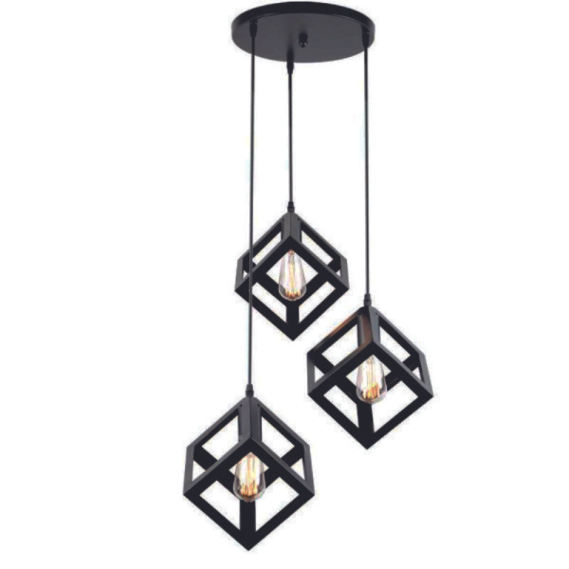 3in1 Square Hanging Lamp