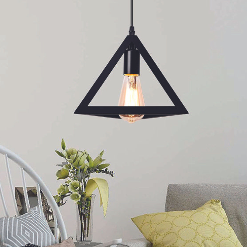 Single Triangle Hanging Lamp