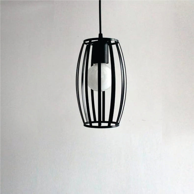 Drum shaped Hanging Lamp