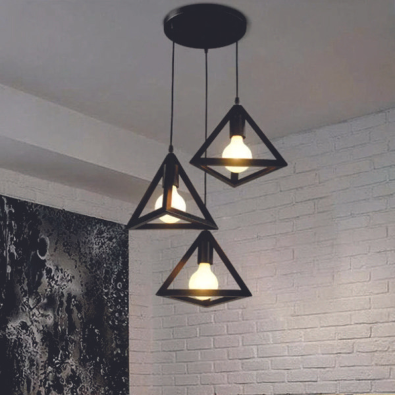 3in1 Triangle Hanging Lamp