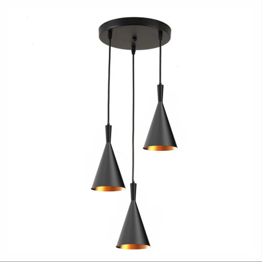 3in1 Cone Shaped Hanging Lamp