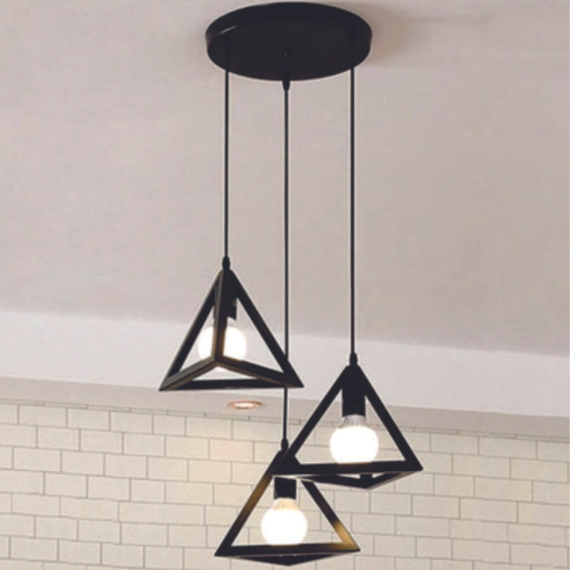 3in1 Triangle Hanging Lamp