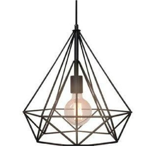 Diamond Shaped Hanging Lamp