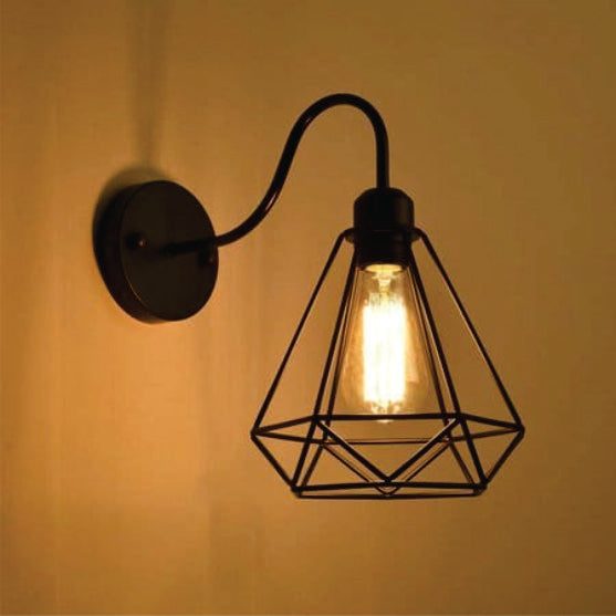 Diamond Shaped Wall Lamp