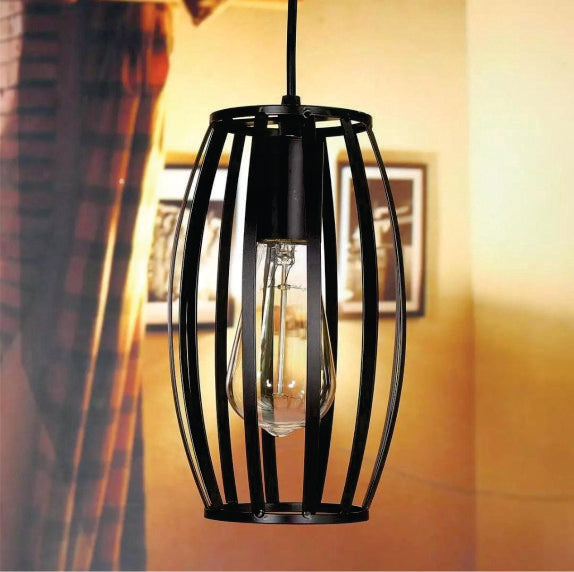 Drum shaped Hanging Lamp