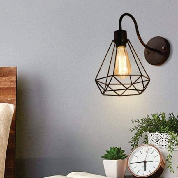 Diamond Shaped Wall Lamp