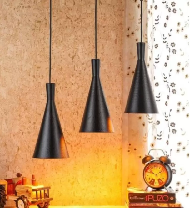 3in1 Cone Shaped Hanging Lamp