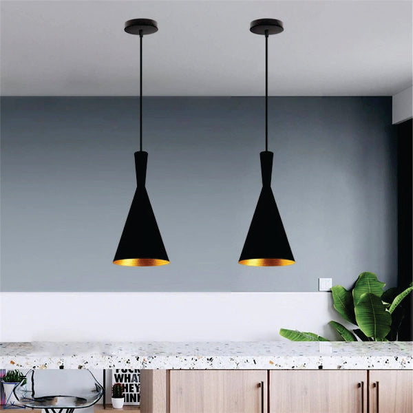 Cone Shaped Hanging Lamp