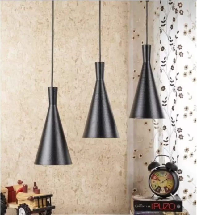 3in1 Cone Shaped Hanging Lamp